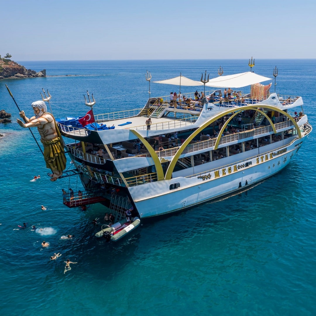 Kemer Boat Trip from Belek Explore Crystal Clear Waters