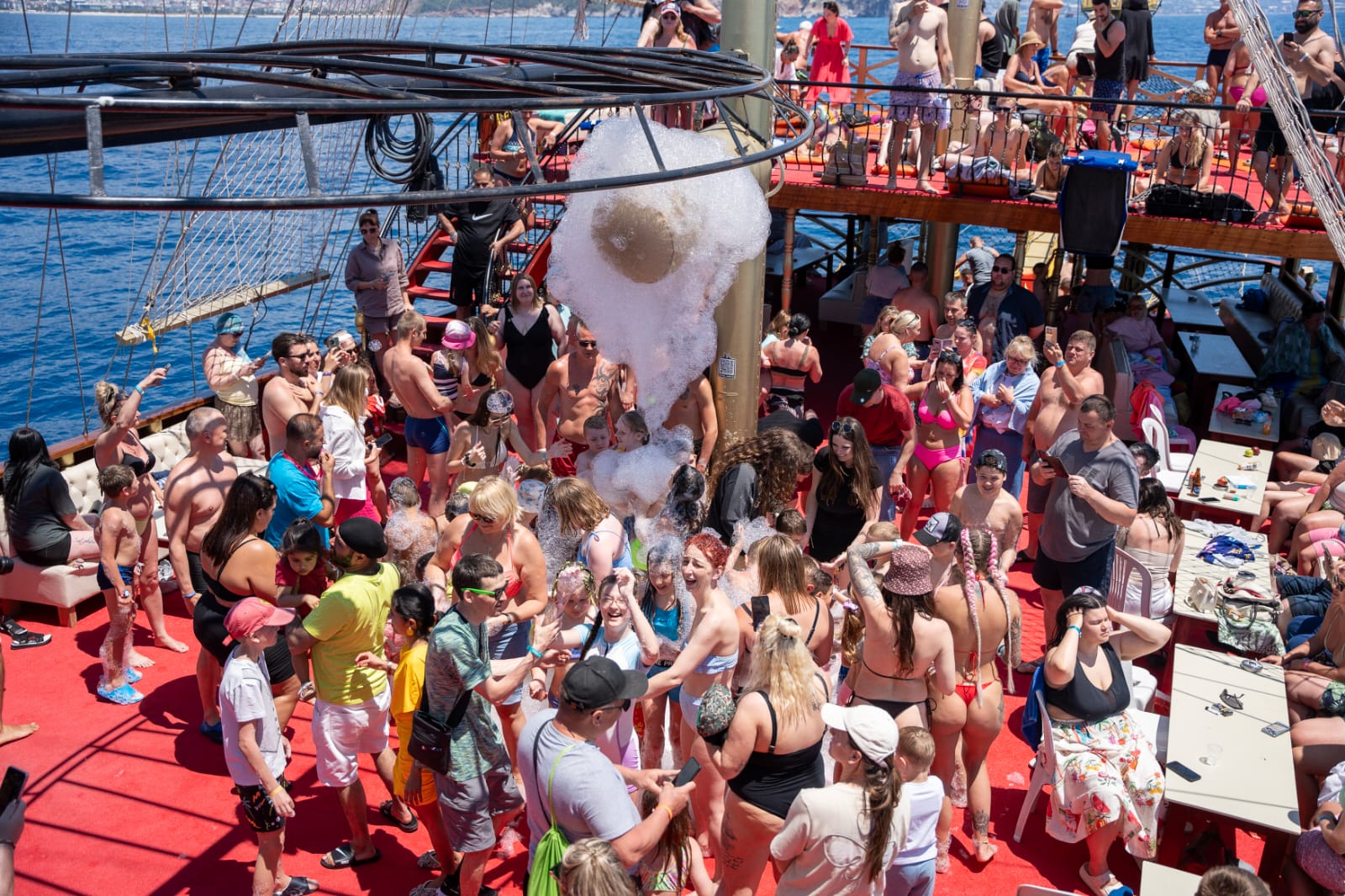 Pirate Belek boat trips with shows, fun, and sea views