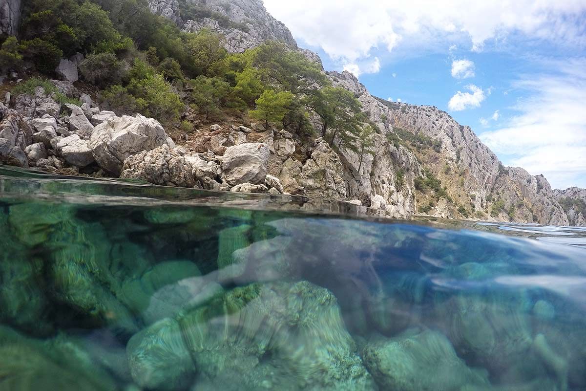 Бухта Порто Дженевиз из Белека