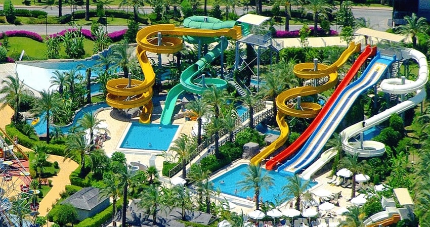 Water Hill Water Park from Belek