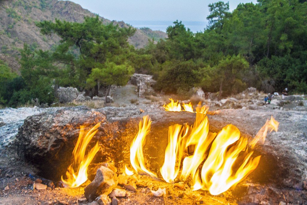 Олимпос и Огни Химера Янарташ из Анталии