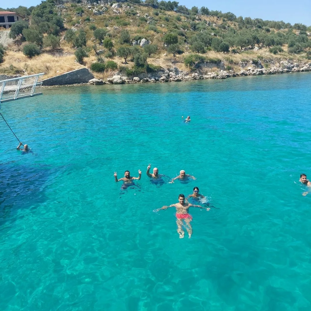 Kemer Boat Tour from Antalya Explore Bays Swim and Relax