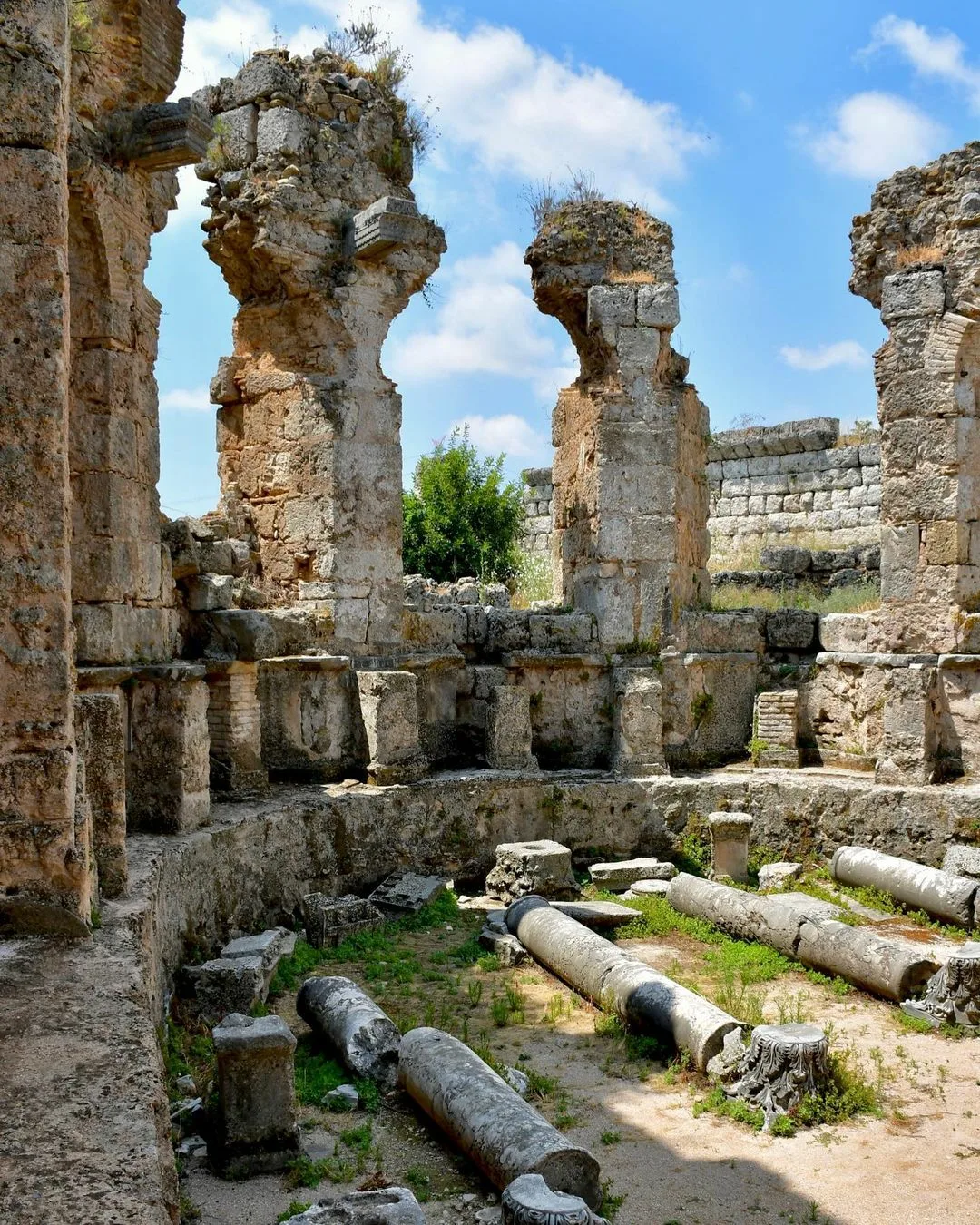 Перге Аспендос Сиде и водопад Манавгат из Анталии