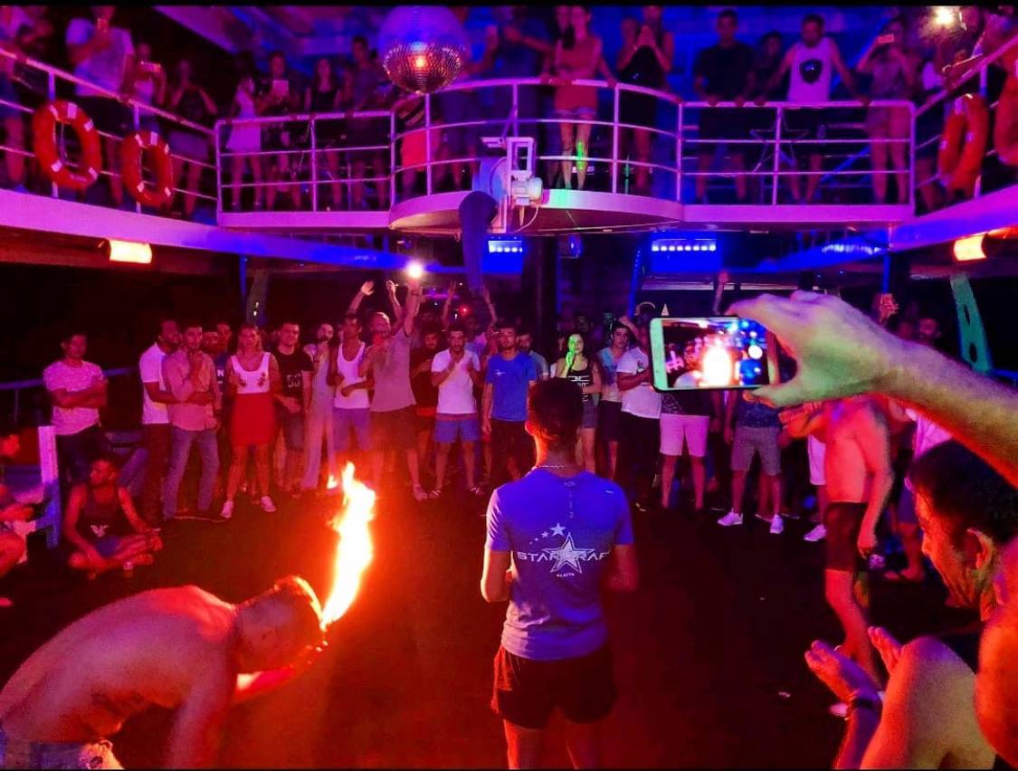 Alanya Night Party Boat Tour Fun Cruise & Music Experience