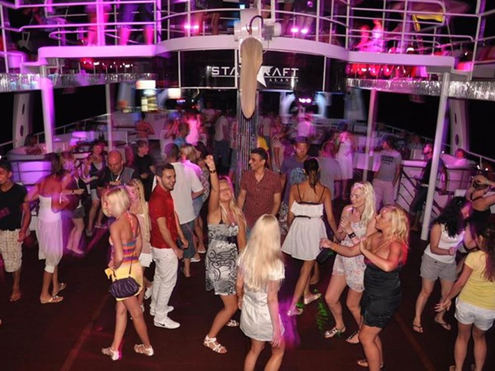 Alanya Night Party Boat Tour Fun Cruise & Music Experience