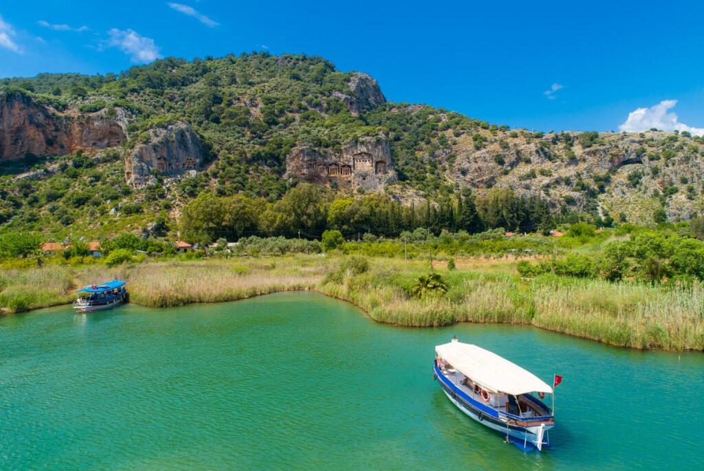 Marmaris Dalyan boat tour with mud baths and Turtle Beach