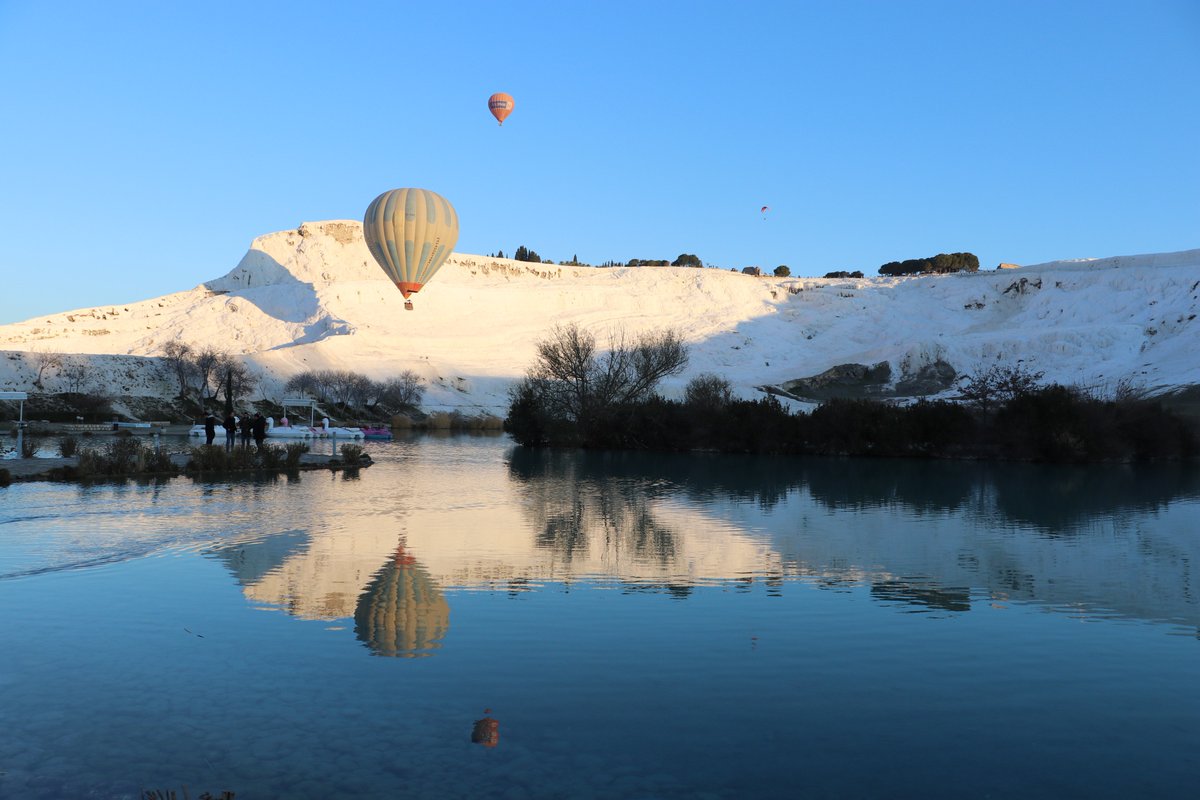 Полет на воздушном шаре в Памуккале из Кушадасы