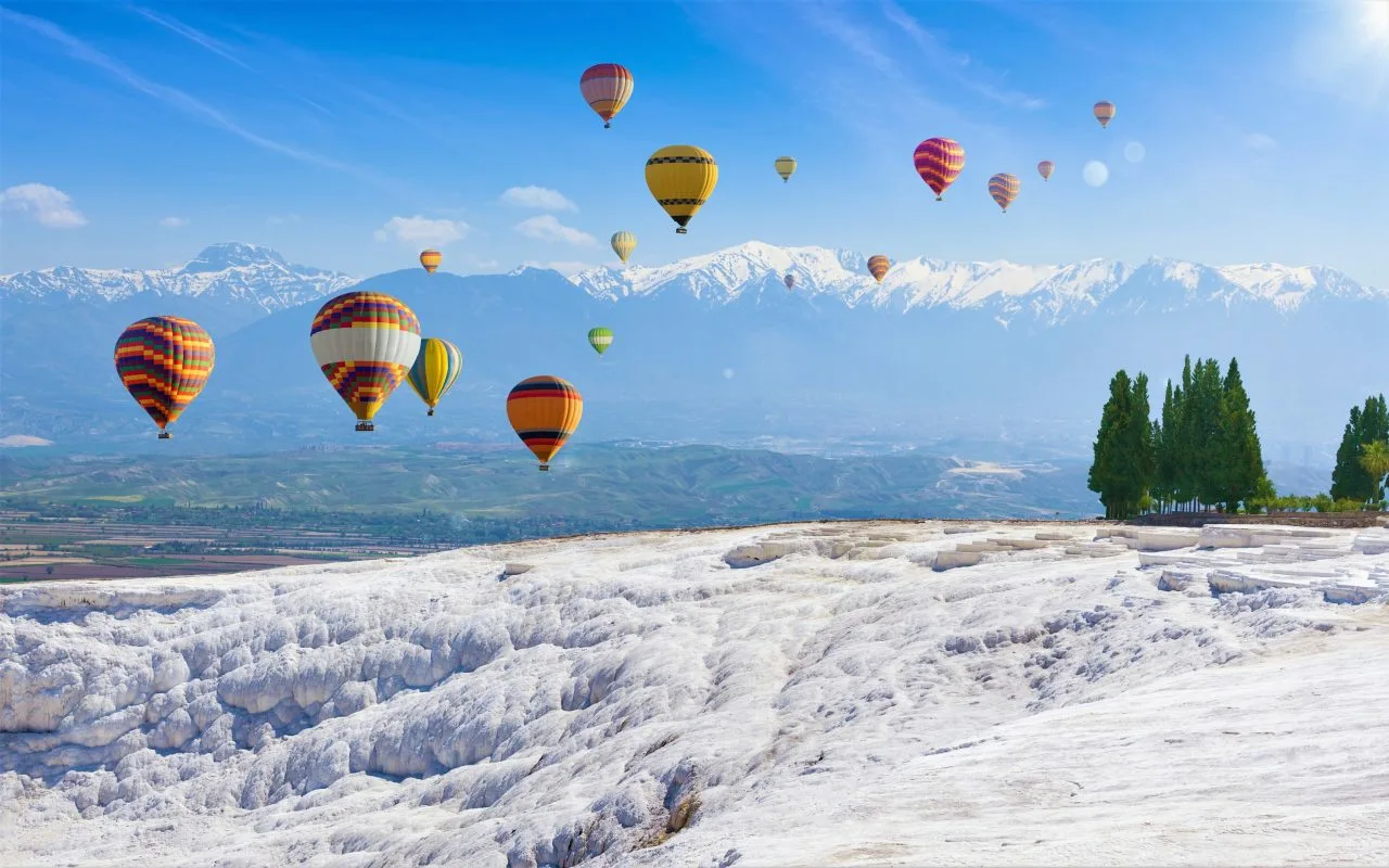 Полёт на воздушном шаре в Памуккале из Мармариса