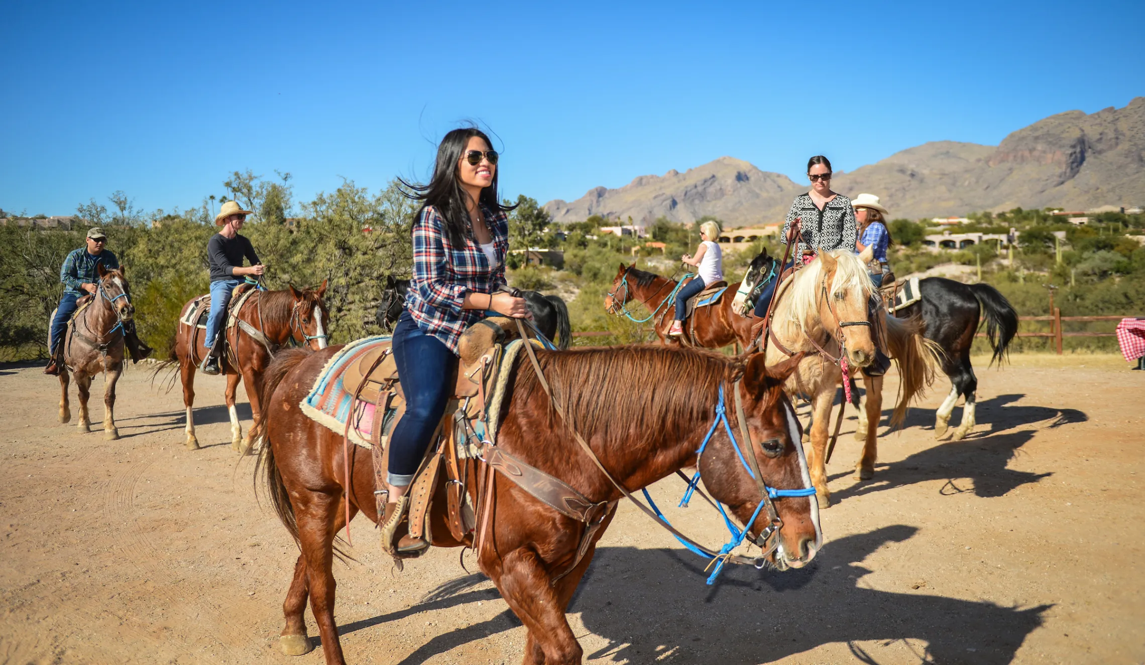 Прогулка на лошадях в Каппадокии