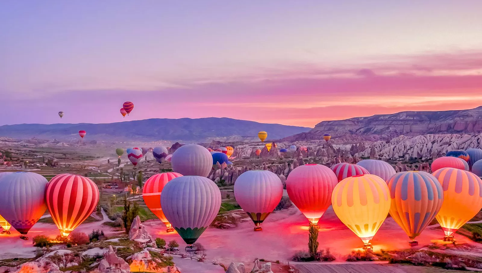Фестиваль воздушных шаров в Каппадокии