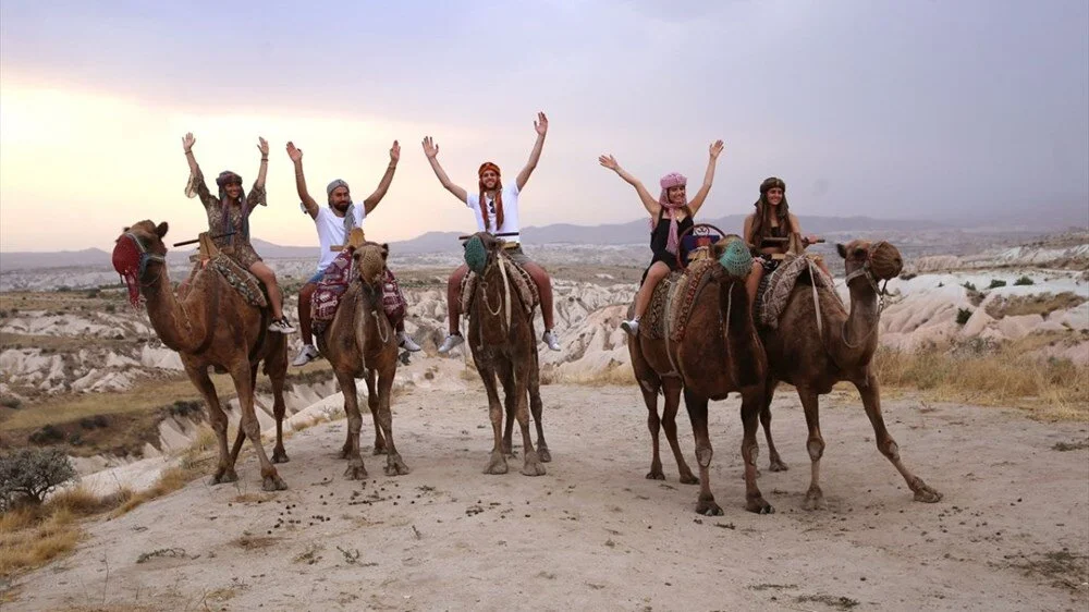 Сафари на верблюдах в Каппадокии