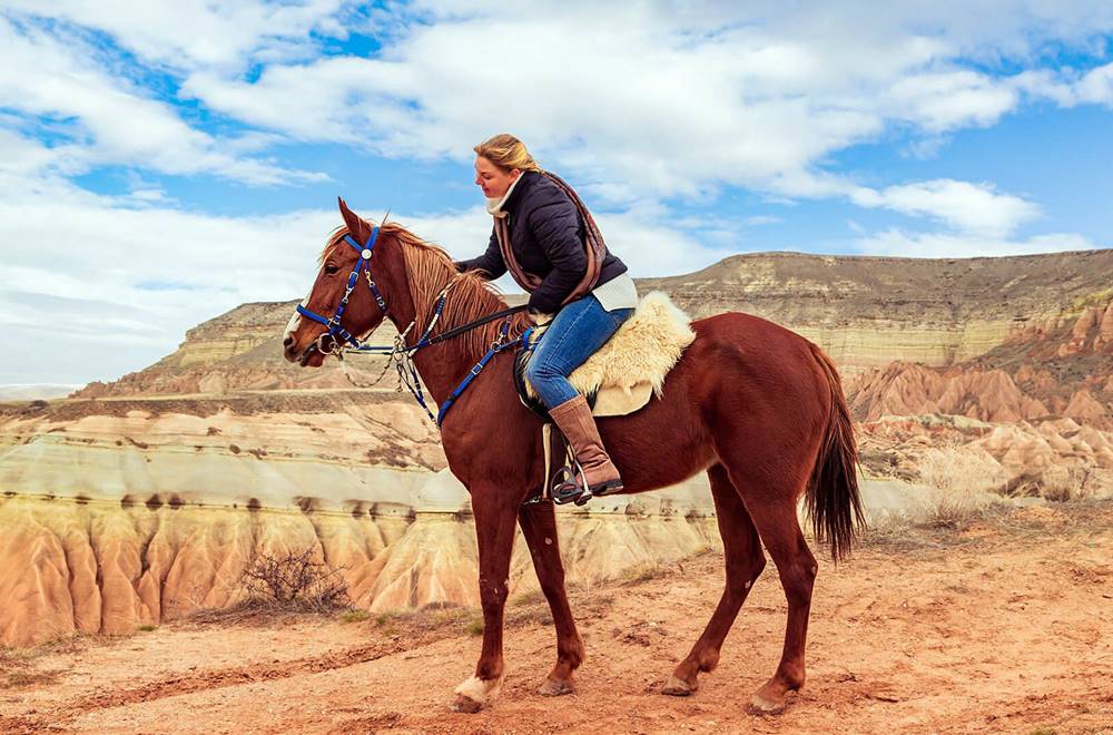 Horseback riding in Cappadocia