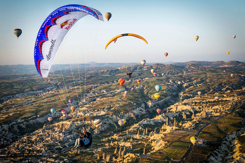 Параглайдинг в Каппадокии