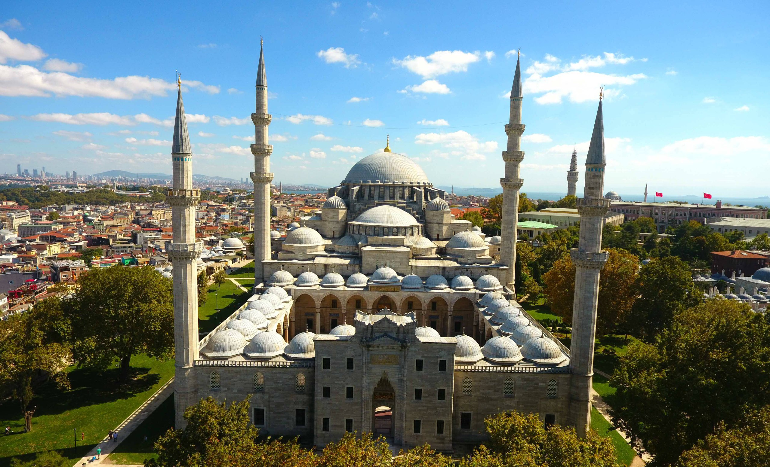 Мечеть Сулеймание и крепость Йедикуле Стамбул