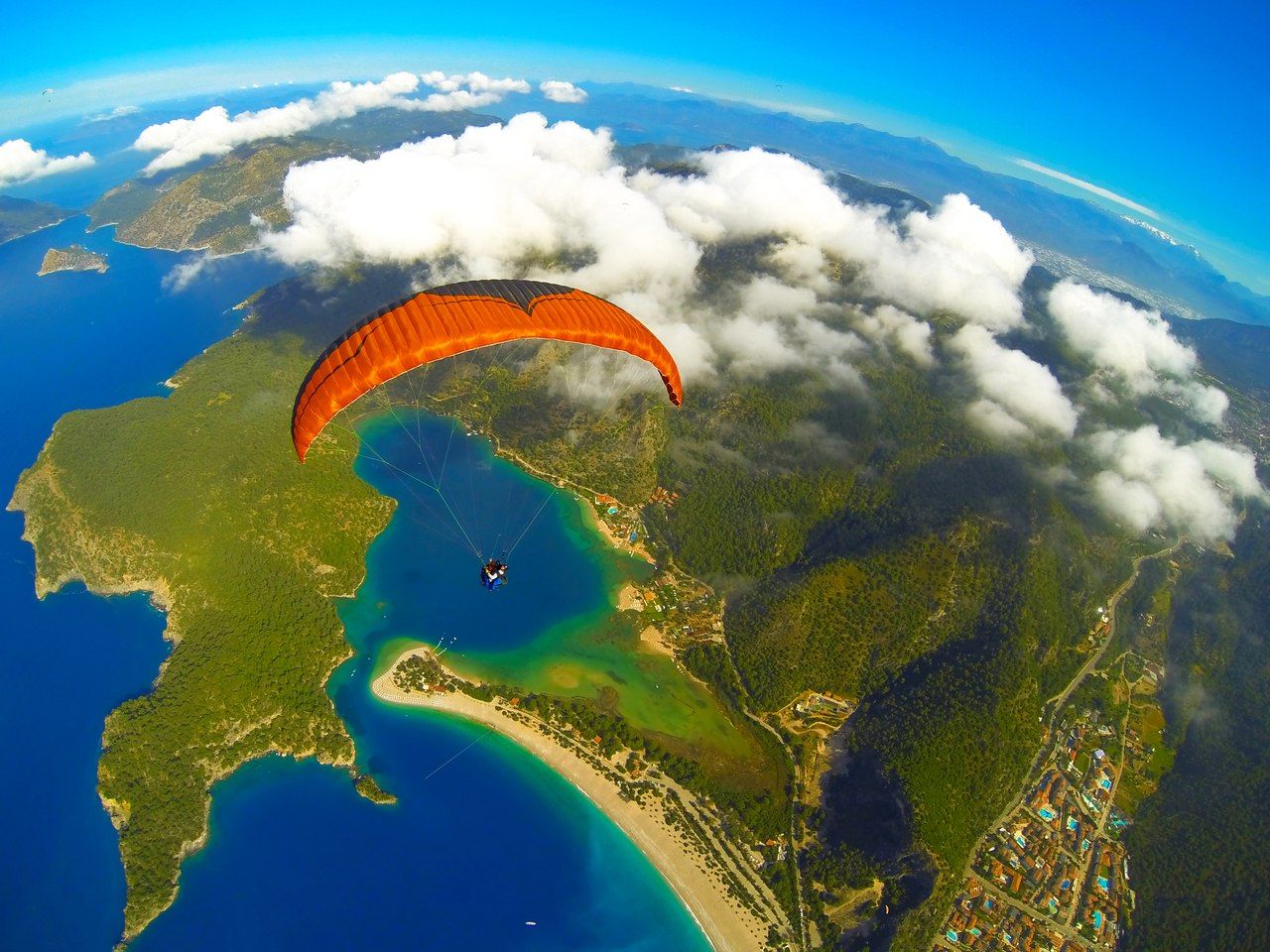 Paragliding in Kas