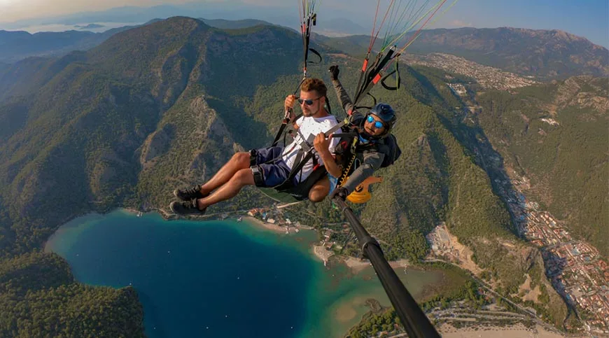 Paragliding in Kas