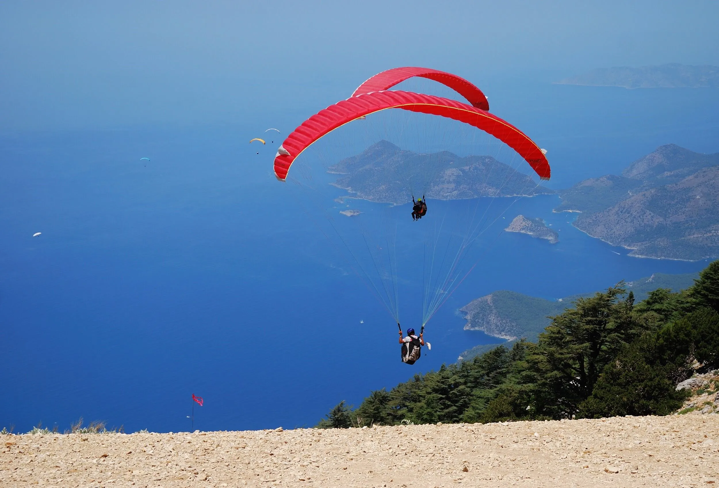 Paragliding in Kas